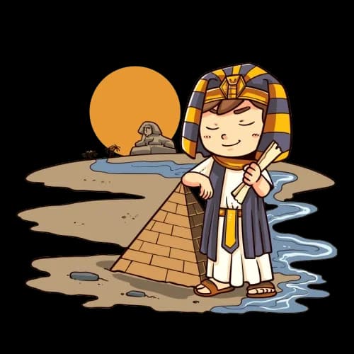 Histopia’s illustrated ancient Egyptian explorer, pyramids, and the Nile